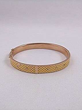 Vintage 9kt Gold Bangle Bracelet Stamped